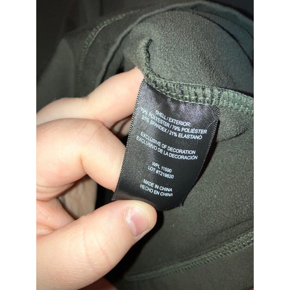 32 Degrees Heat Olive Green Quarter Zip Thermal Pullover XL - Picture 5 of 7